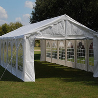 Tente pliante extensible d'extérieur pour grands salons professionnels d'hiver, 10x10ft, en tissu Oxford 420D/600D, avec structure en aluminium/acier, hexagonale, extensible