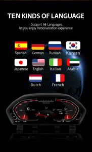 Màn hình hiển thị kỹ thuật số mới cho xe BMW <span class=keywords><strong>M3</strong></span> F80 M4 F82 2013-2019, đồng hồ tốc độ LCD, bảng điều khiển - Product Image 4