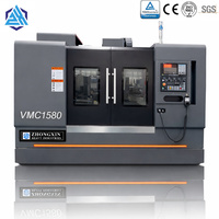 Centre d'usinage vertical CNC 5 axes VMC1580, broche BT50, commande FANUC/GSK, fraiseuse robuste
