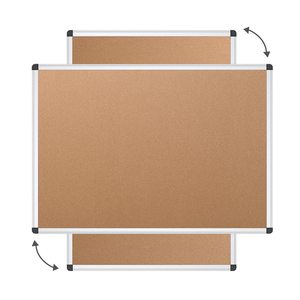 36x24 inch treo tường Nhôm Khung bảng nút chai hai mặt bảng thông báo bảng thông báo cho tin nhắn - Product Image 3