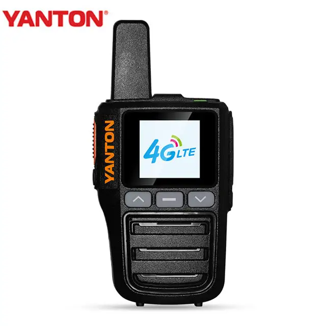 Großhandel Zello Android Poc Radio 4g 3g 2g Langstrecken-Funkgerät YANTON T-X3 Sim-Karte Funks prech gerät Walkie Talkie