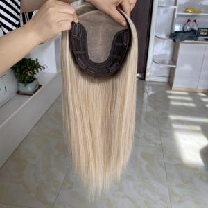 สินค้าใหม่ปี 2026 รุ่น HT-014 # ท็อปเปอร์ผมแท้ 100% รุ่น SBT18/60 ผมรัสเซียเวอร์จิ้นเรมี่ แบบคลิปติด ปมเล็ก ฐานไหม - Product Image 5