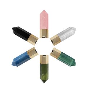 Bouteilles <span class=keywords><strong>de</strong></span> parfum à rouler sur petit Gua Sha portable/outil d'acupuncture rechargeable en cristal bouteille <span class=keywords><strong>de</strong></span> parfum pour hommes 10ml Vente en gros - Product Image 1