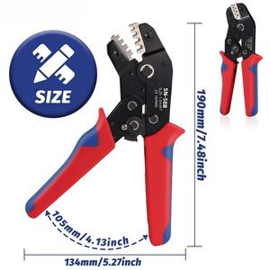 Kit d'outils de sertissage pour bornes Dupont <span class=keywords><strong>JST</strong></span> MOLEX, pinces à bec long en acier, embouts pré-isolés en plastique moulé, pour applications solaires, coaxiales, métriques, OEM - Product Image 2