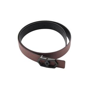 Cinturones reversibles de cuero genuino para hombre, con hebillas de acero inoxidable de lujo personalizadas, negro y marrón - Product Image 4