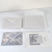 Enveloppes en vélin translucides romantiques personnalisées pour enveloppes d'invitation transparentes de mariage