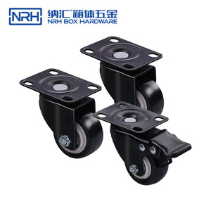 Ruedas giratorias Nrh Nahui de 1.5 y 2 pulgadas con freno y dirección silenciosa para carros de muebles - Product Image 3
