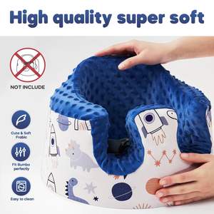 Funda antideslizante para asientos elevadores, funda de <span class=keywords><strong>asiento</strong></span> Minky extraíble para <span class=keywords><strong>Bumbo</strong></span>, funda de <span class=keywords><strong>asiento</strong></span> cómoda ultrasuave - Product Image 2