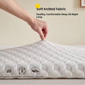 High-density Knitted Memory Foam <strong>Mattress</strong> <strong>Topper</strong> Thickened Tatami-style Suitable <strong>for</strong> <strong>Single</strong> <strong>Beds</strong> Student Dorms Home - Product Image 2