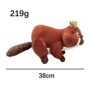 Nuevas Figuras de Peluche de Animación del Plan de Transformación del Castor, Muñecos de Peluche Cortos de Algodón PP de 31cm-50cm - Product Image 4