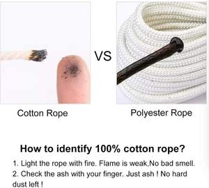 <span class=keywords><strong>Cuerda</strong></span> de macramé de un solo hilo <span class=keywords><strong>Cuerda</strong></span> de algodón Macramé Cordón de macramé trenzado de 5 <span class=keywords><strong>mm</strong></span> Cuerdas de algodón - Product Image 5