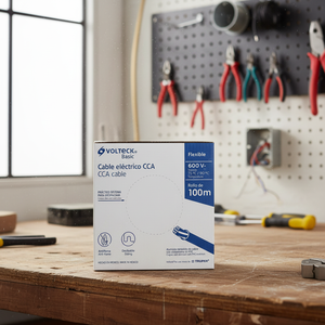 BOX 1 Rotolo da 100 metri di cavo THW CCA 12 AWG verde, BASIC - Product Image 3