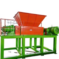 Broyeur à double rotor automatique robuste de 6000 kg pour déchets de bois, palettes, pneus, blocs et métaux, 220 380 415 600V, broyeur à double arbre