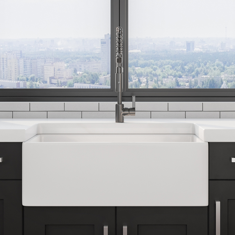 Белая искусственная раковина ручной работы с твердой поверхностью, раковина, передний фартук для дома, керамическая кухонная раковина