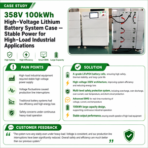 Système de stockage d'énergie à batterie lithium triphasé basse tension empilable, modulaire pour la maison et le commerce - Product Image 1