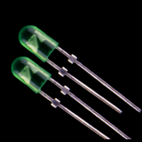 5mm Ovale Led Bleu Rouge Bleu Vert Jaune Blanc 5mm 25 Eau Clair/Couleur Diffusé Uv Led Fiche Technique 5V Point culminant ou OEM 4V 20ma