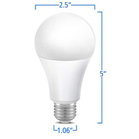 Maison intelligente Bluetooth wifi 9W AC85-265V ampoule LED RGBCW compatible avec Alexa et Google Assistant