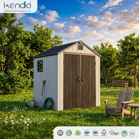 Abri de jardin Kenda APEX 6x6, facile à assembler, avec porte verrouillable, pour jardin, patio, rangement d'outils, fournitures de jardinage