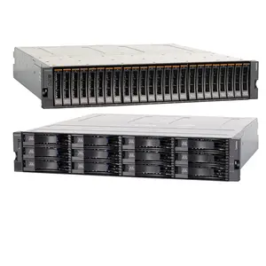具有4x1 Gb iSCSI主机端口 (UTP，RJ-45) 的磁盘系统网络存储的联想存储V3700 V2