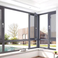 Portes et fenêtres en profilés aluminium à double vitrage, série Simple, certifiées CE