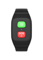 Compacto sin pantalla 4G Senior GPS Watch Gps Fall Detector Sos Call One Tap Voice Time Ritmo cardíaco Tiempo de trabajo prolongado Smartwatch