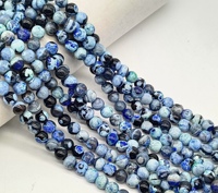 Bracelets en perles rondes en agate de feu, pierres précieuses, faites à la main, en vrac, pour hommes, vente en gros