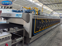 Machine de fabrication de biscuits et craquelins entièrement automatique pour la production de produits de boulangerie (biscuits au beurre, craquelins)