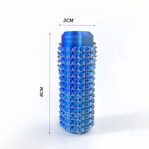 Outil sensoriel antidouleur, jouets sensoriels à picots pour adultes, soulagement de l'anxiété, porte-clés Grippie imprimé en 3D pour la concentration et le soulagement du stress et des grignotements cutanés - Product Image 2