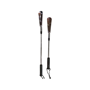 Calzador telescópico de acero inoxidable de 41-77 cm para personas mayores y mujeres embarazadas, herramienta para ponerse zapatos - Product Image 1