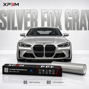 ฟิล์มใสกันรอยรถยนต์ XP3M สีเทาซิลเวอร์ฟ็อกซ์ แบบ OEM เงา ผลิตจาก TPU ความหนา 7.5 มิล ซ่อมแซมตัวเองได้ ป้องกันรอยขีดข่วน ป้องกันการเหลือง พร้อมช่องระบายอากาศ - Product Image 1