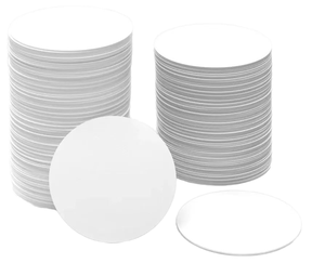 Etiquetas Redondas Personalizables Mini RFID NFC215 13.56MHz 25mm de PVC/PET Resistentes al Agua para Control de Acceso, Membresías y Tarjetas de Visita - Product Image 5