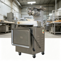 Machine automatique à fabriquer des boulettes de pâte pour restaurant, avec moteur, en acier inoxydable de qualité alimentaire, capacité de 30 pièces/minute