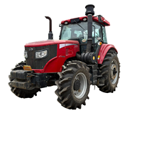 Traktor Pertanian Roda 4 YTO 200HP Tenaga Kuda Tinggi, Gearbox Penggerak Gigi, Tangki Bahan Bakar Kapasitas Besar, Mesin Pembalut Jerami, Peternakan