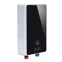 Chauffe-eau électrique mural instantané sans réservoir 3-6 kW 110 V avec écran numérique couleur en plastique pour douche à température constante à domicile