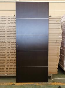 Promozione delle vendite a buon mercato interni striscia di alluminio linee di intaglio pvc mdf nuova porta di <span class=keywords><strong>legno</strong></span> - Product Image 6