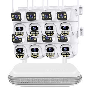 Kit caméra de sécurité NVR Shoocam 8MP avec prise en charge ONVI, vision nocturne complète, PTZ 360 degrés, caméra IP réseau sans fil Wifi - Product Image 1