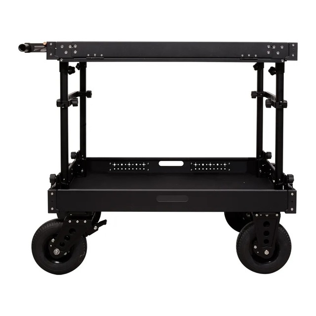 Professional Camera Dolly Cart Heavy Duty Aluminum Film Video Production Mobile Workstation for Filmmaker Director Studio