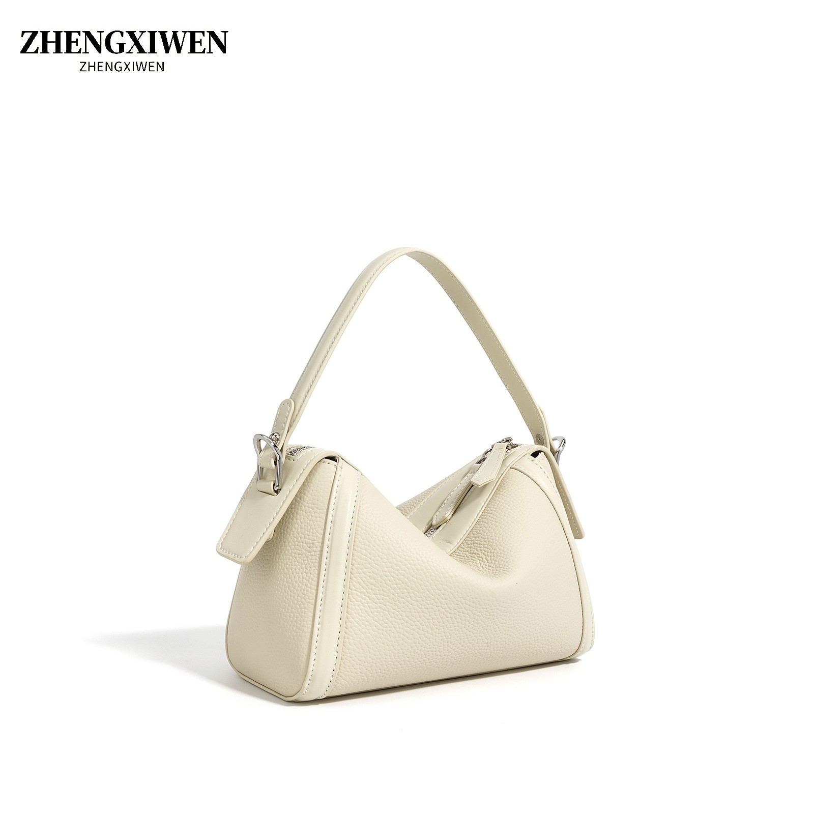 Zipper Top Opening White
