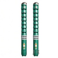 Pompe à eau submersible multi-étages de 4 pouces 0,5-1,5 CV 220-240V Sortie de 1,25 pouce pour l'irrigation et l'utilisation en forage/puits profond