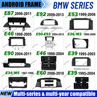 Marco Android para Auto, para BMW Serie E90 E46 E39 E60 E92, Panel de Marco para Radio, Kits de Panel para Monitor de Auto, Marco para Autoradio, Marco para Radio de Auto