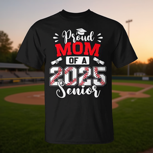 Orgogliosa mamma di una maglietta per la laurea di baseball del 2025 - Product Image 3
