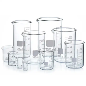 Herstellerchemie-Dreiecksbecher China <span class=keywords><strong>800ml</strong></span> 1000ml 100ml Doppelwandiger Glasbecher - Product Image 5