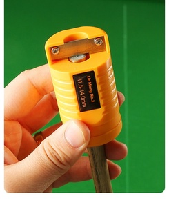 Outil de réparation de pointe de queue de billard Lin <span class=keywords><strong>Meng</strong></span> No.3 en cuir, outil de ponçage de la courbure latérale pour pointes de snooker - Product Image 6