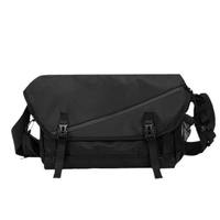 Tas Dada Pria Ukuran Besar Model Nasional Bahan Nylon Anti Air dengan Rantai, untuk Ponsel Mini, Olahraga Luar Ruangan, Fitness, Jogging