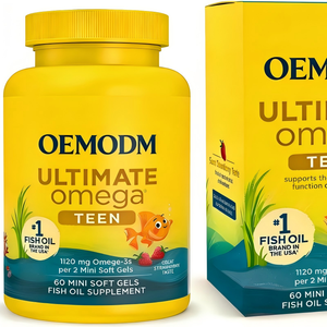Integratore Alimentare Omega-3 per Adolescenti a Marchio Privato - 1120mg Capsule Softgel (Senza OGM, Senza Glutine) OEM/ODM - Product Image 6