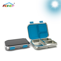 Aohea Boîte à bento portable en acier inoxydable durable, vente chaude, boîtes à bento compostables, contenants alimentaires, boîtes à lunch