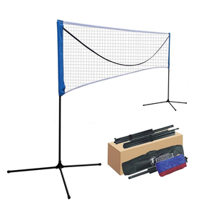 Ensemble de filets de badminton portables les plus vendus avec poteaux de support durables Nouveau design pour un prix d'installation facile - Product Image 3