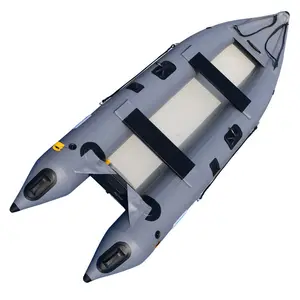 Nouveau design de Kayak gonflable de 12 pouces avec plancher en aluminium