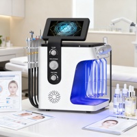 Appareil de beauté multifonction 8 en 1 à écran tactile pour raffermissement de la peau, lifting, nettoyage en profondeur et rajeunissement, pour usage en salon et à domicile