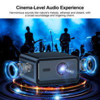 YDH-HS110-HiSilicon 352 2026 Projecteur 4K en promotion 3000 ANSI 200 pouces Android 12 avec télécommande vocale et autofocus pour intérieur